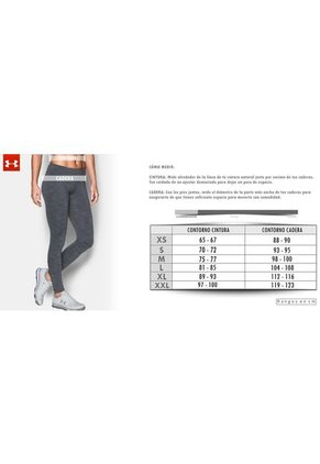 Capri Under Armour Aop Mujer-Negro
