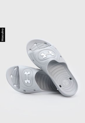 Playera Gris-Blanco UNDER ARMOUR