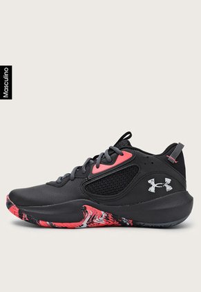 Tenis Basketball Negro-Rojo-Gris UNDER ARMOUR Lockdown 6