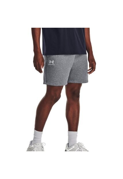 Pantaloneta Under Armour Essential Flece-Gris