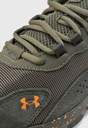 Tenis Running Verde Oliva-Naranja UNDER ARMOUR Charged Verssert SPKLE