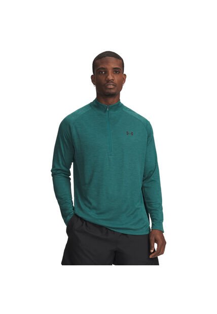 Buzo Hombre Under Armour TECH TEXTURD 1/2 ZIP Verde Under Armour