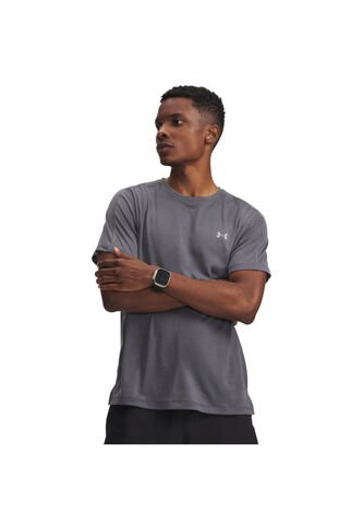 Camiseta Hombre Under Armour VELOCITI REFLCT SS Gris Under Armour Under Armour