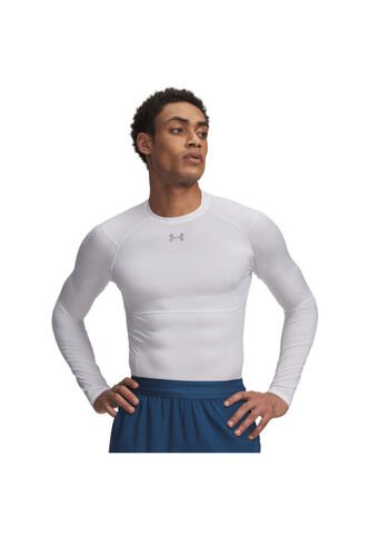 Camiseta Hombre Under Armour UA HG ELITE COMP LS Blanco Under Armour Under Armour