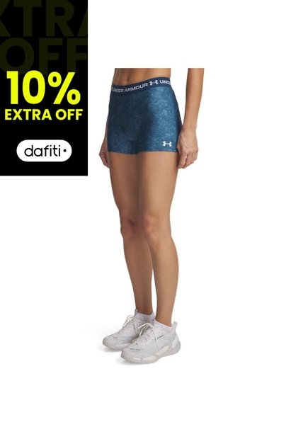 Short Mujer Under Armour HEATGEAR PRNT SHORTY Azul Under Armour