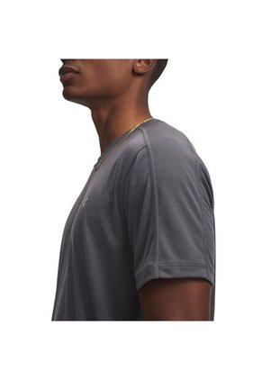 Camiseta Hombre Under Armour VELOCITI REFLCT SS Gris Under Armour