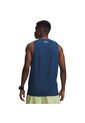 Camiseta Sin Mangas Hombre Under Armour TECH TANK Azul Under Armour de Under Armour