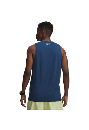 Camiseta Sin Mangas Hombre Under Armour TECH TANK Azul Under Armour