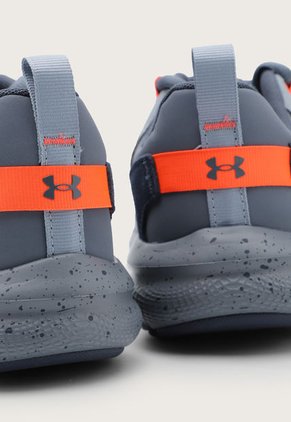 Tenis Running Gris-Naranja UNDER ARMOUR Charged Verssert Speckle