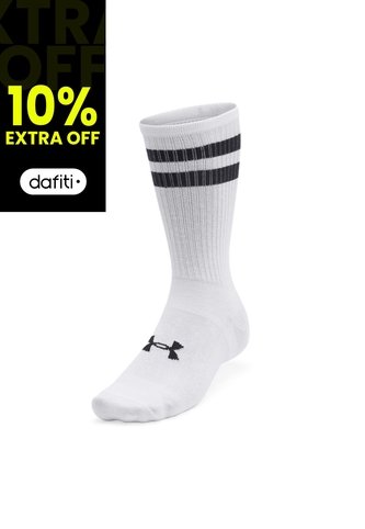 Medias Unisex UNDER ARMOUR ESSENTIAL 6PK CREW Blanco Under Armour Under Armour