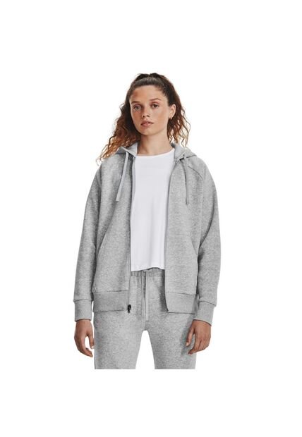Buzo Mujer UNDER ARMOUR RIVAL FLCE FZ HOODIE Gris Under Armour