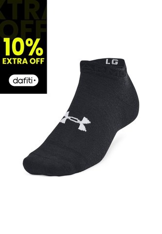 Medias Unisex UNDER ARMOUR UNISEX ESSNTL 6P LOW Negro Under Armour Under Armour