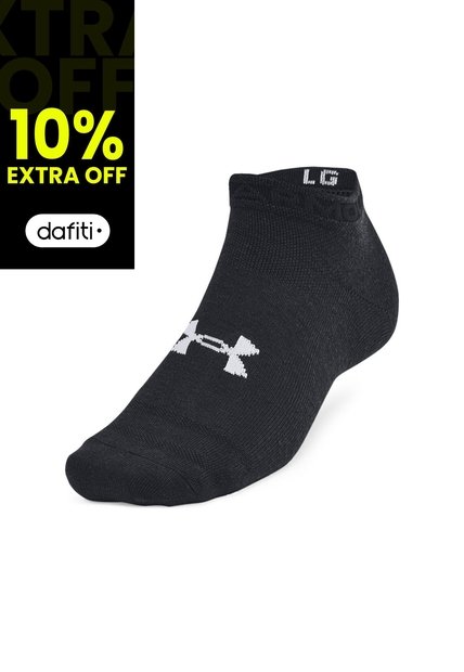 Medias Unisex UNDER ARMOUR UNISEX ESSNTL 6P LOW Negro Under Armour