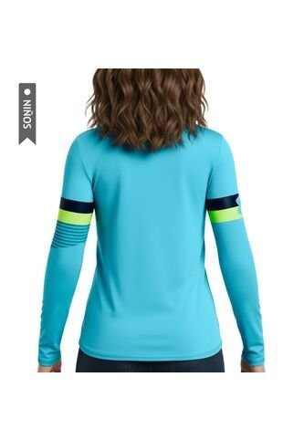 Sueter Under Armour Heatgear Armour Long Sl Niñas-Celeste Under Armour
