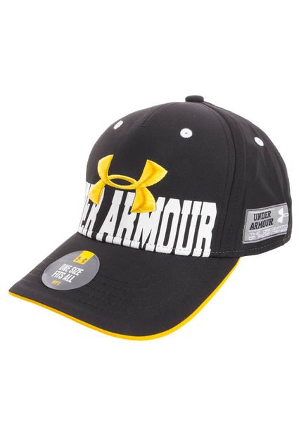 Gorra Under Armour Boys Sideline Ii Negro-Amarillo