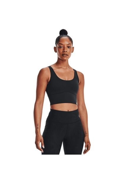 Camiseta Mujer UNDER ARMOUR MRDN FITTD CROP TANK Negro Under Armour