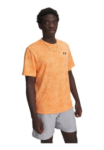 Camiseta Hombre UNDER ARMOUR UA TECH TEE PIXELATE Naranja Under Armour Under Armour