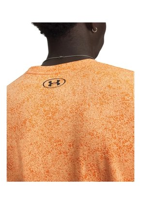 Camiseta Hombre UNDER ARMOUR UA TECH TEE PIXELATE Naranja Under Armour