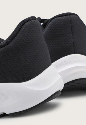 Tenis Running Negro-Dorado-Blanco UNDER ARMOUR Charged Pursuit 3