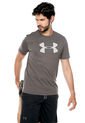 Camiseta Gris-Blanco UNDER ARMOUR Charcoal Medium Heather de Under Armour