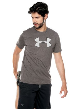Camiseta Gris-Blanco UNDER ARMOUR Charcoal Medium Heather