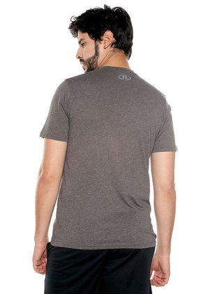Camiseta Gris-Blanco UNDER ARMOUR Charcoal Medium Heather