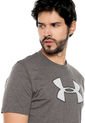 Camiseta Gris-Blanco UNDER ARMOUR Charcoal Medium Heather de Under Armour