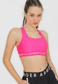 Top Fucsia-Blanco UNDER ARMOUR Crossback Mid de Under Armour