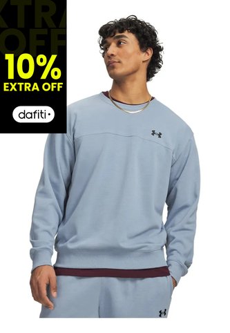 Buzo Hombre Under Armour Rival Crew Azul Under Armour Under Armour
