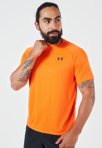 Camiseta Under Armour Tech 2.0 SS Hombre Naranja