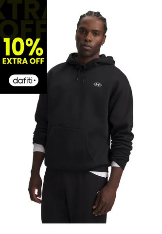 Buzo Hombre Under Armour Rival Fleece Hoodie Negro Under Armour Under Armour