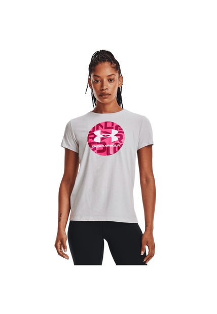 Camiseta Circle Wordmark Para Mujer 1374162-015-Y81 Under Armour