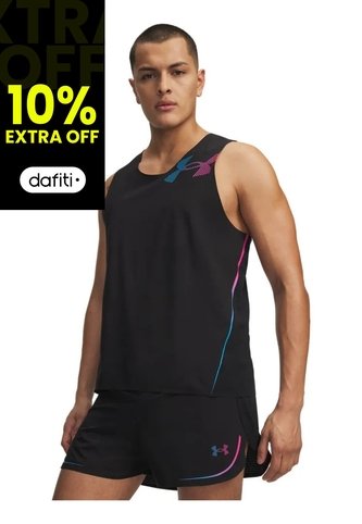 Camiseta Hombre UNDER ARMOUR VELOCITI ELITE SINGL Negro Under Armour Under Armour