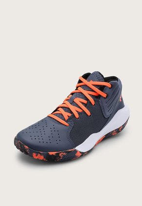 Tenis Basketball Gris-Rojo-Blanco UNDER ARMOUR Jet 21'