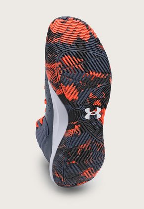 Tenis Basketball Gris-Rojo-Blanco UNDER ARMOUR Jet 21'