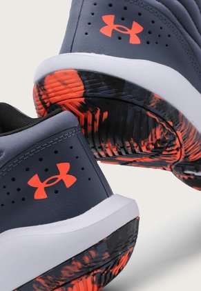 Tenis Basketball Gris-Rojo-Blanco UNDER ARMOUR Jet 21'