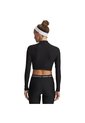 Camiseta Mujer Under Armour HEATGER CROP MOCK LS Negro Under Armour de Under Armour