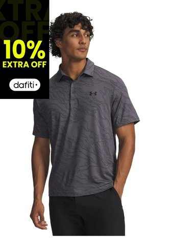 Camiseta Hombre UNDER ARMOUR PLAYOFF 3 PRNTD POLO Gris Under Armour Under Armour