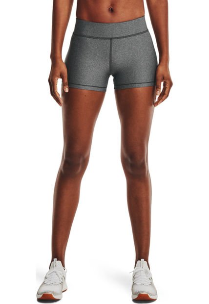 Shorts HG Armour Mid Rise Shorty Para Mujer Gris 1360925-019-Y81 Under Armour