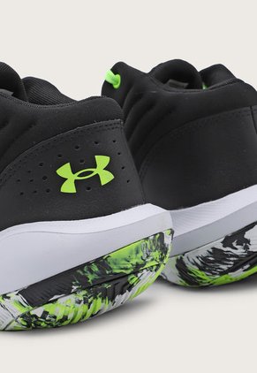 Tenis Basketball Negro-Amarillo Neón-Blanco UNDER ARMOUR Jet 21'