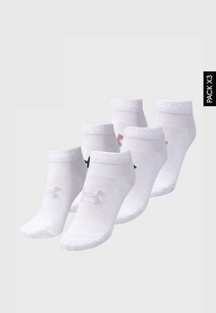Medias X3 UNDER ARMOUR Essential Low Cut Blanco