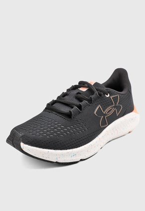 Tenis Running Negro-Blanco-Salmón UNDER ARMOUR Charged Pursuit 3 BL