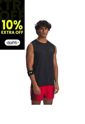 Camiseta Sin Mangas Hombre Under Armour VNSH ENRG SLEEVELESS Negro Under Armour Under Armour