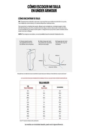 Tenis Mujer UNDER ARMOUR UA W PHADE RN 3 Negro Under Armour