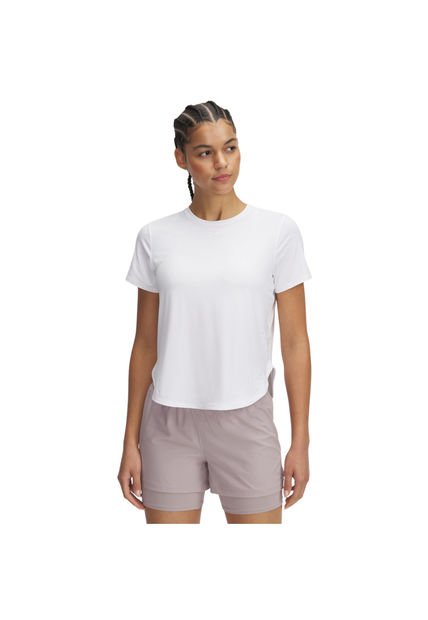 Short Mujer UNDER ARMOUR LNCH ELT SHORTSLEEVE Blanco Under Armour