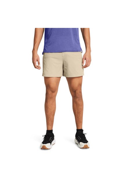 Short Hombre UNDER ARMOUR UA TRAIL RUN 5 SHORT Marron Under Armour