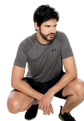 Camiseta Gris UNDER ARMOUR Carbon Heather Under Armour