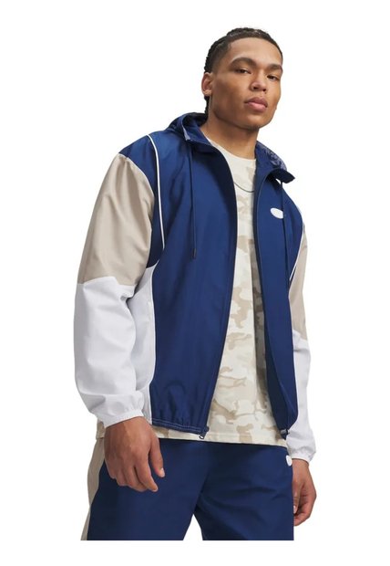 Chaqueta Hombre Under Armour Rival Wovn Cb Jacket Azul Under Armour