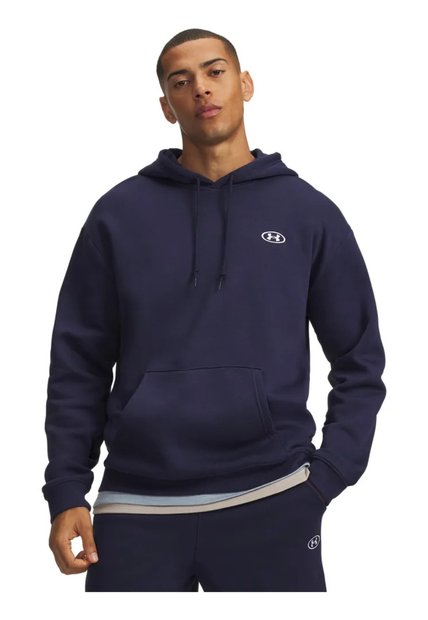 Buzo Hombre Under Armour Rival Fleece Hoodie Azul Under Armour