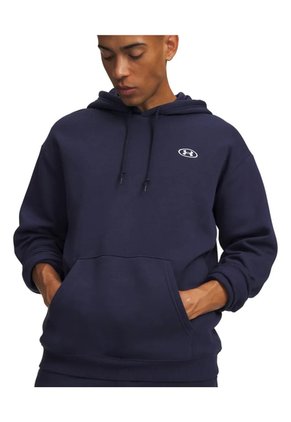 Buzo Hombre Under Armour Rival Fleece Hoodie Azul Under Armour